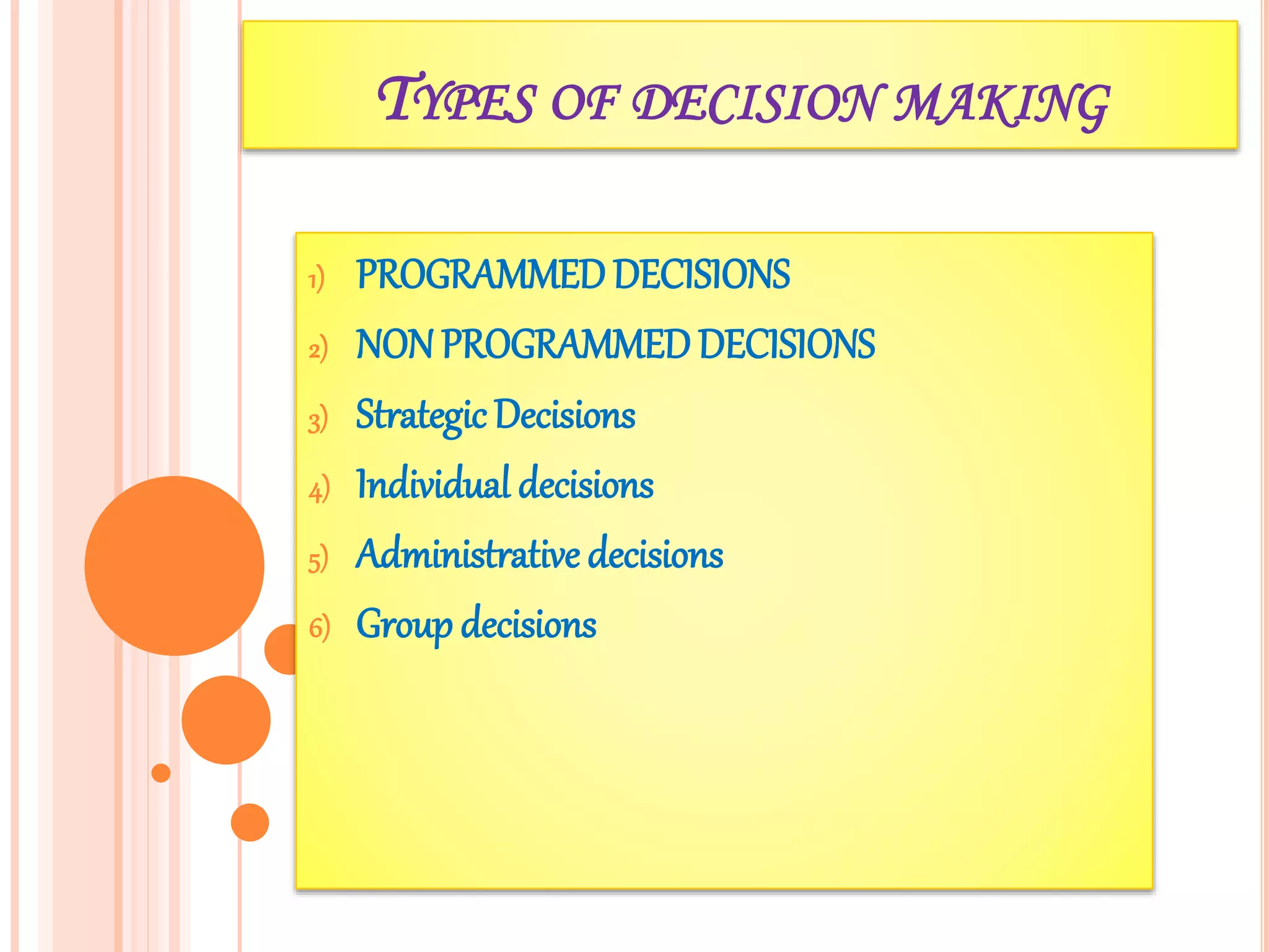 Techniques of Decision Making | PPTX
