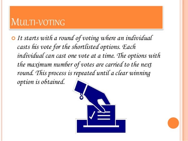 Techniques Of Decision Making