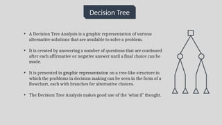 Techniques of Decision Making | PDF