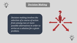 More Decisions Techniques of Decision Making | PDF