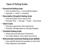 Techniques of Guidance (standardized (testing) and non-standardized ...