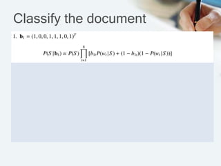 Classify the document
 