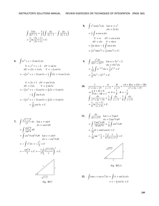 Techniques of integration | PDF