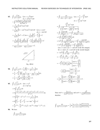 Techniques of integration | PDF