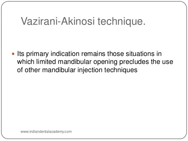 Techniques of mandibular anesthesia new /certified fixed orthodont…