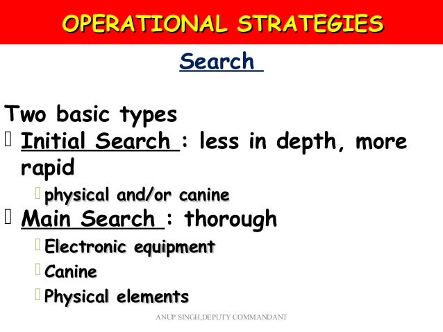 Techniques of search and rescue (2)