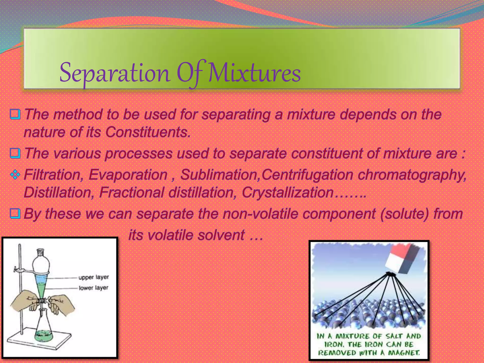 Techniques of separation PPT for class 9 | PPT