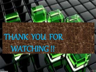 THANK YOU FOR
WATCHING !!
 