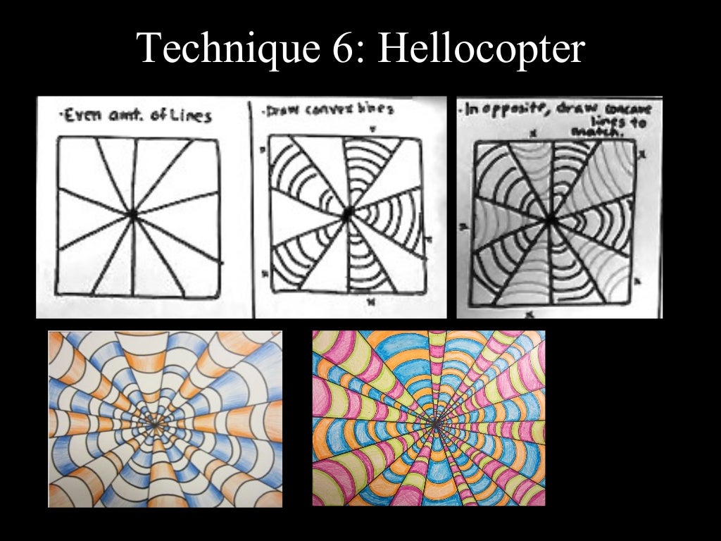 Techniques op art