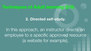 Techniques principles adult_training | PDF