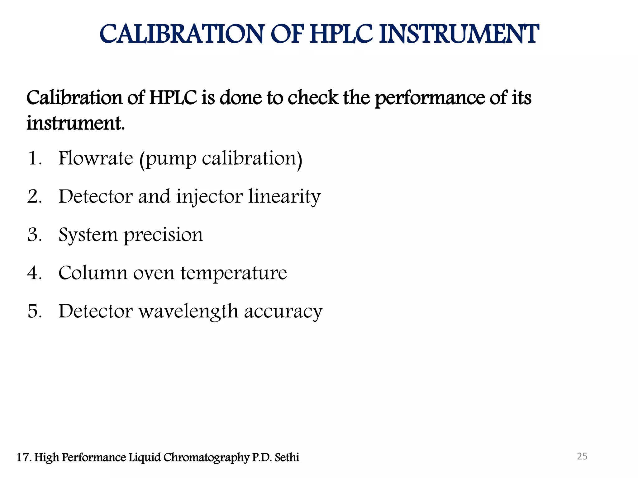 TECHNIQUES & PROTOCOLS FOR INSTRUMENTATION ANALYSIS (HPLC ...