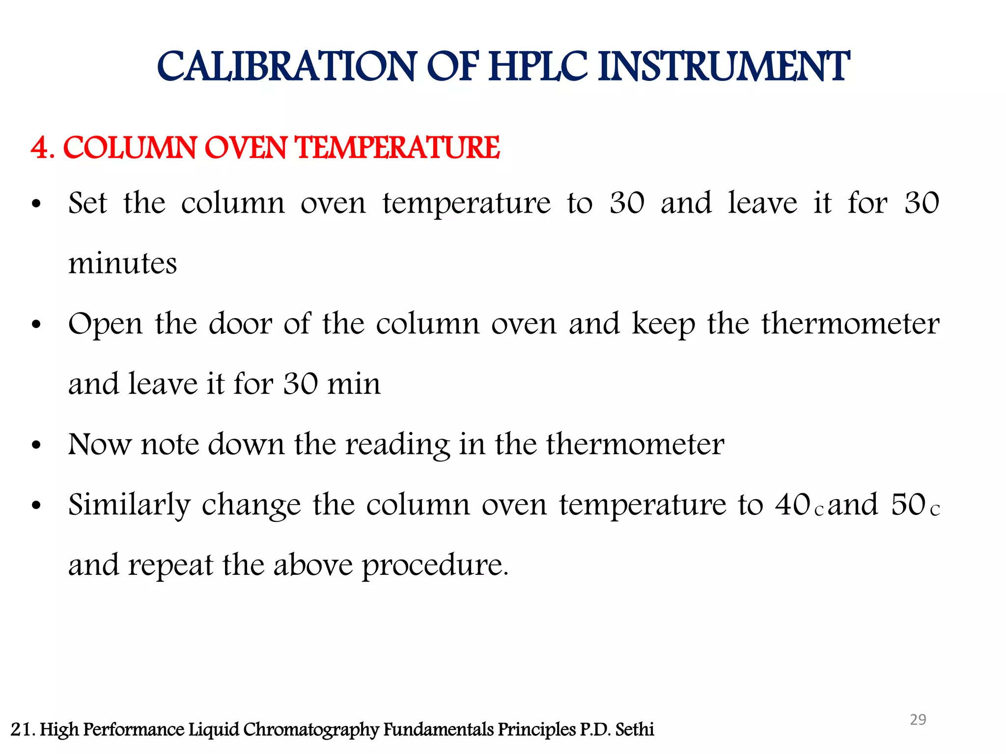 TECHNIQUES & PROTOCOLS FOR INSTRUMENTATION ANALYSIS (HPLC ...
