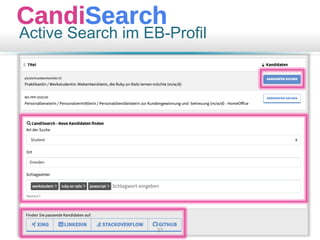 Active Search im EB-Profil
27
 