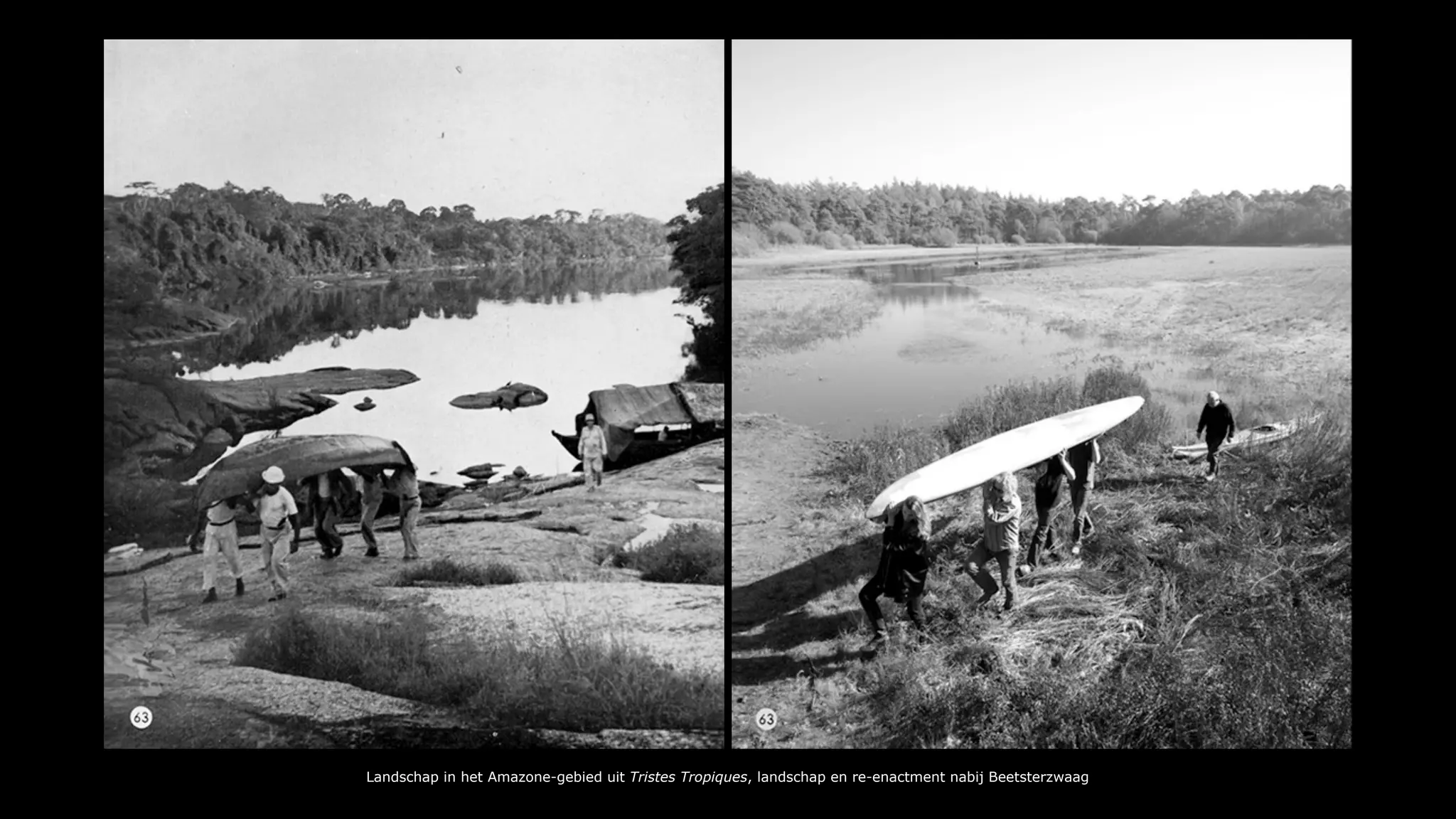 Portret van een vrouw uit Tristes Tropiques, re-enactment in Beetsterzwaag
 