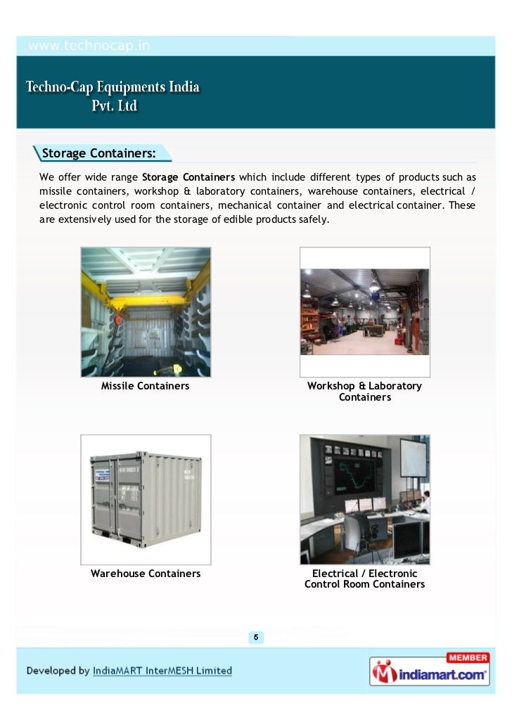 Technocap Equipments India Pvt. Ltd, Coimbatore, Industrial Products