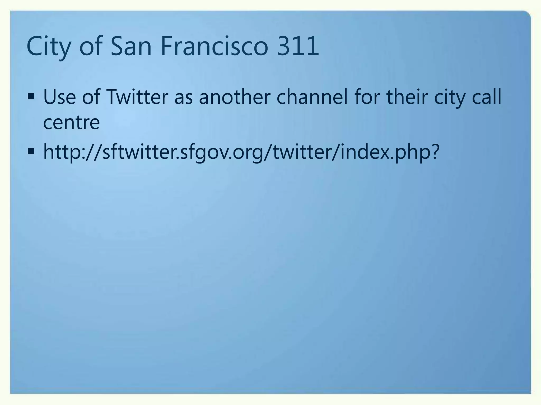 Using OGDI – VanGuideVancouver Open Data Cloud catalogue via OGDIRuns on Windows Azure, Silverlight, BING maps and twitterPlus mobile client to create a social map of VancouverAvailable on CodePlexas an Open Source project