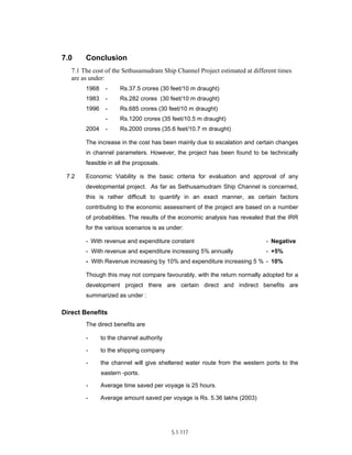 Techno-economic feasibility report (SSCP) Aug. 2004