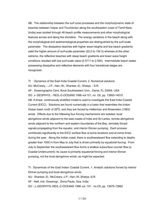 Techno-economic feasibility report (SSCP) Aug. 2004