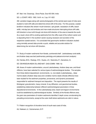 Techno-economic feasibility report (SSCP) Aug. 2004