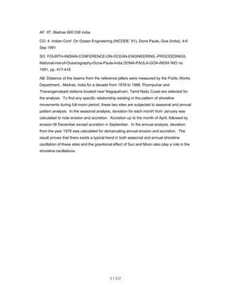 Techno-economic feasibility report (SSCP) Aug. 2004