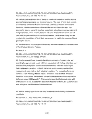 Techno-economic feasibility report (SSCP) Aug. 2004