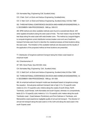 Techno-economic feasibility report (SSCP) Aug. 2004