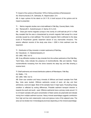 Techno-economic feasibility report (SSCP) Aug. 2004