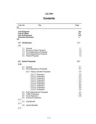 Techno-economic feasibility report (SSCP) Aug. 2004