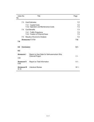 Techno-economic feasibility report (SSCP) Aug. 2004