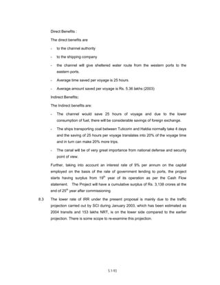 Techno-economic feasibility report (SSCP) Aug. 2004