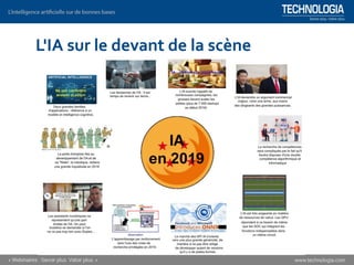 L'IA sur le devant de la scène
 