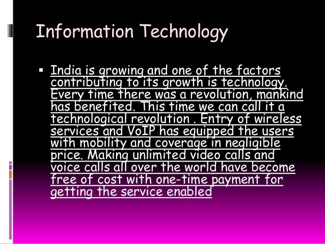 Advancements in science and technology essay