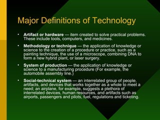 Technological artifacts | PPS