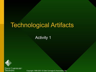 Technological Artifacts Activity 1 