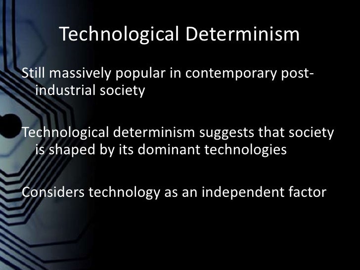 technological determinism
