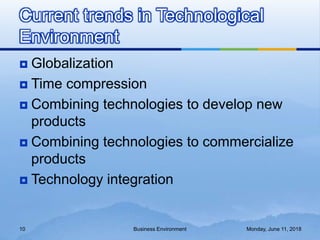 Technological environment | PPTX