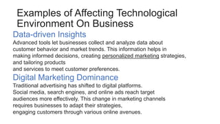 Effect of Technological Environment on business.pptx