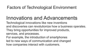 Effect of Technological Environment on business.pptx
