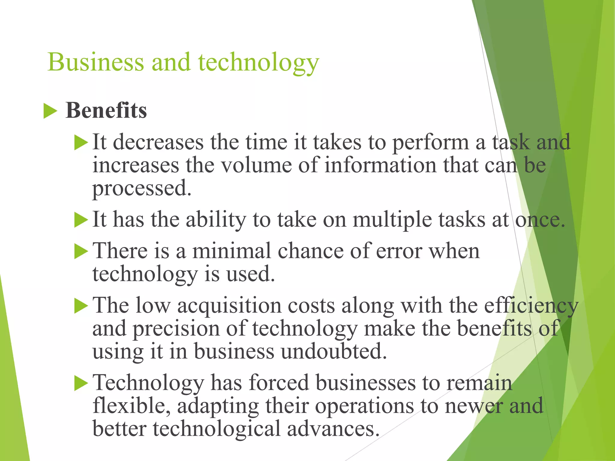 Technological environment | PPTX