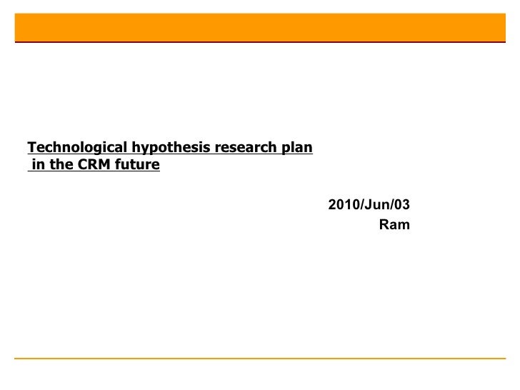 Crm dissertation proposal