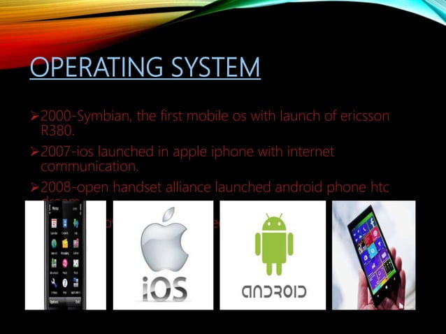 Technological shift in phones | PPTX | Smartphones | Consumer Electronics