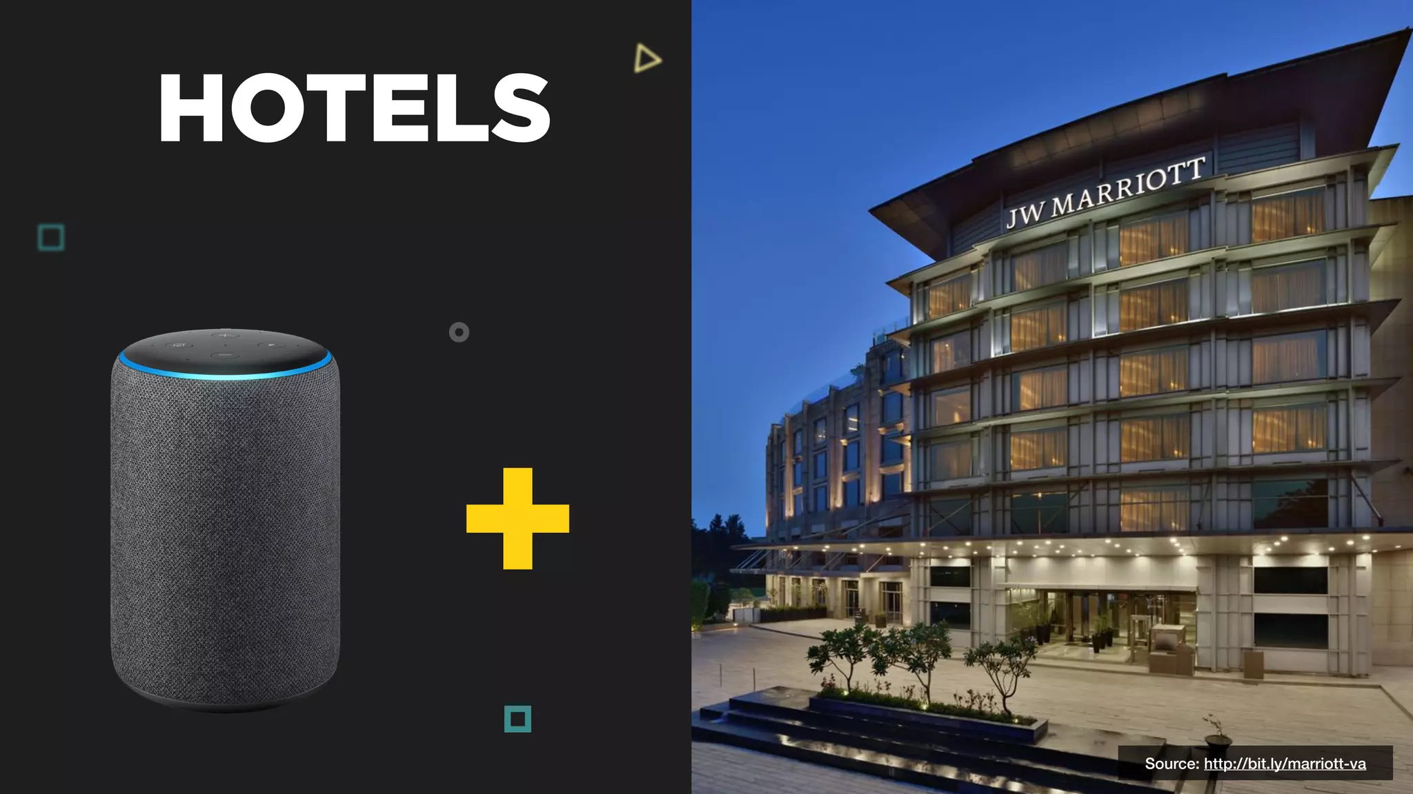 Source: http://bit.ly/marriott-va
HOTELS
+
 