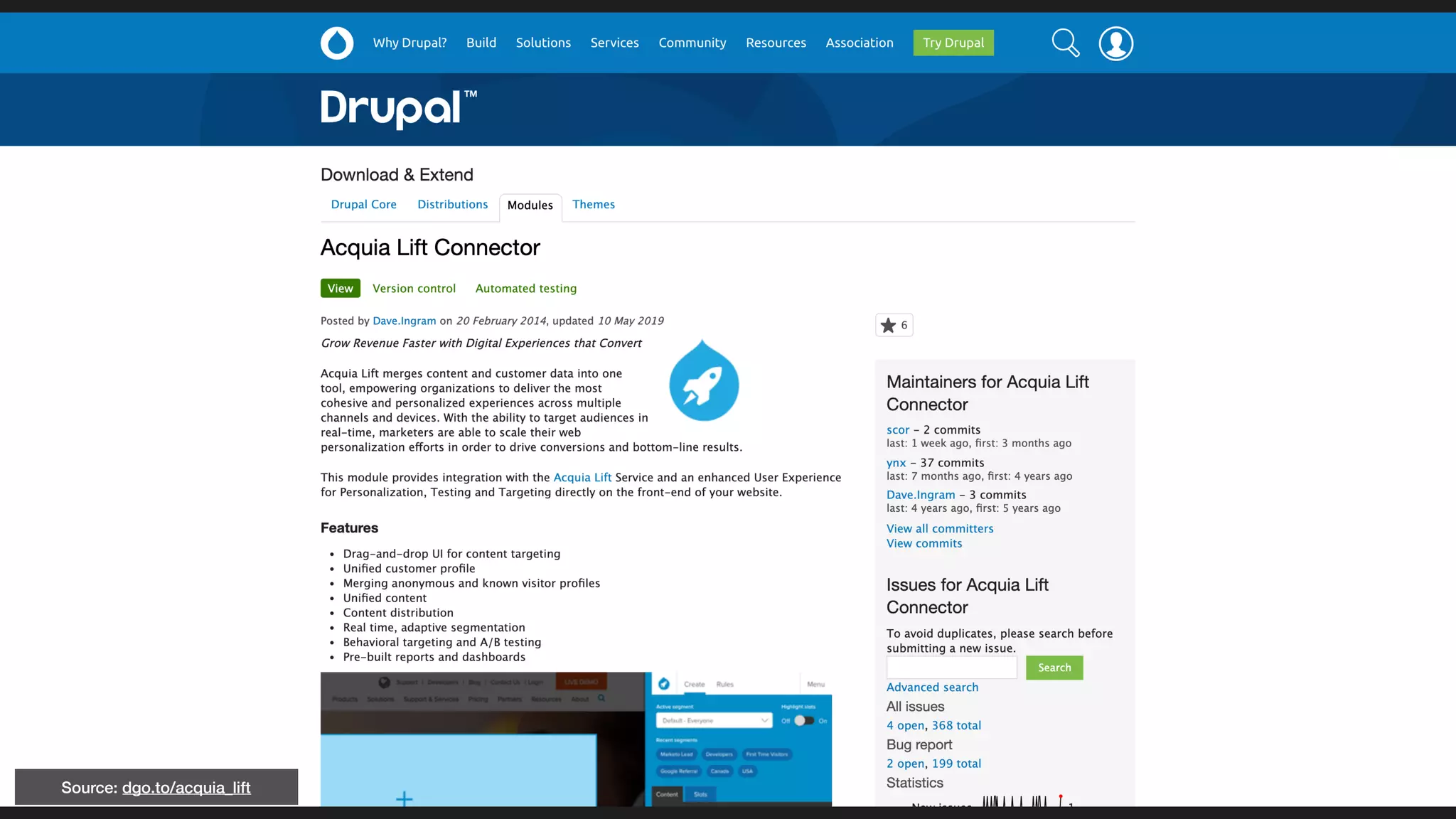 Source: dgo.to/acquia_lift
 