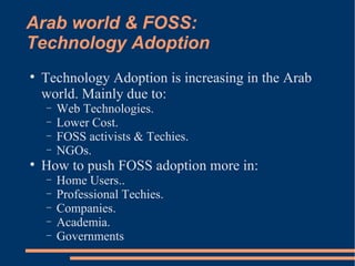 FOSS: Technologies Communities And Society