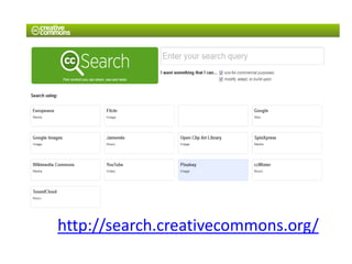 http://search.creativecommons.org/
 