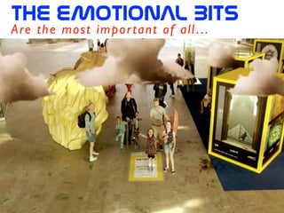 THE  EMOTIONAL  BITS
Are the most important of all…
 