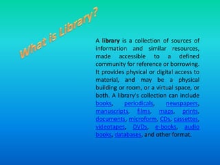 Technologies used in a library : problems and solutions | PPTX
