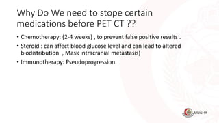 PET CT Variants and Recommendations for Patient Preparation. | PPT