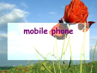mobile phone
 