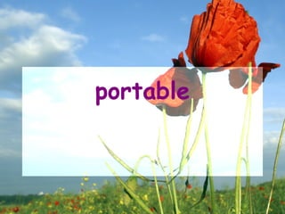 portable
 